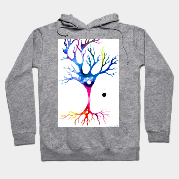 colorfulpyramidal neuron Hoodie by CORinAZONe